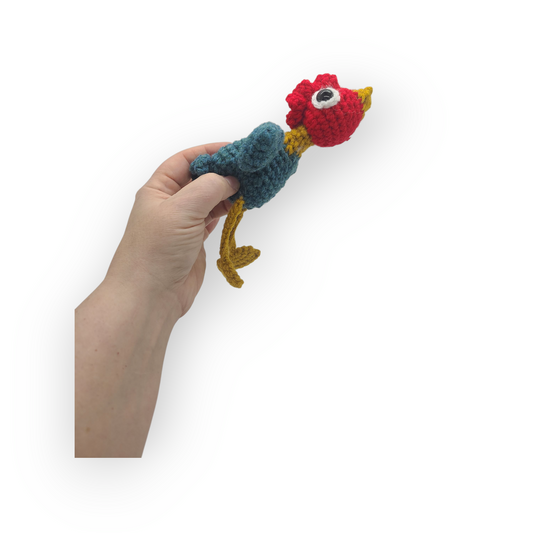 Silly Rooster Crochet Stuffed Animal