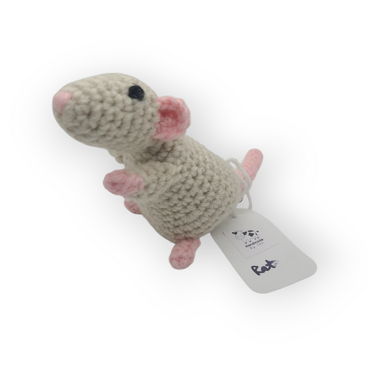 Standing Rat crochet stuffed animal