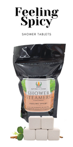Shower Steamer 5 tablet pack, Feeling Spicy