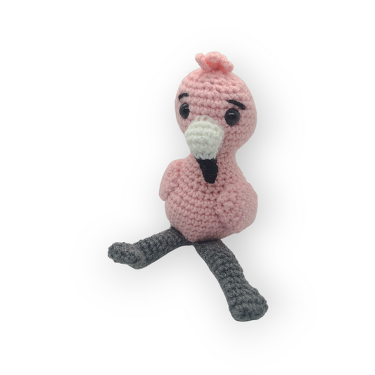 Flora Flamingo Crochet stuffed animal