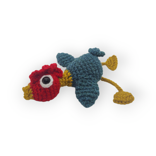 Silly Rooster Crochet Stuffed Animal