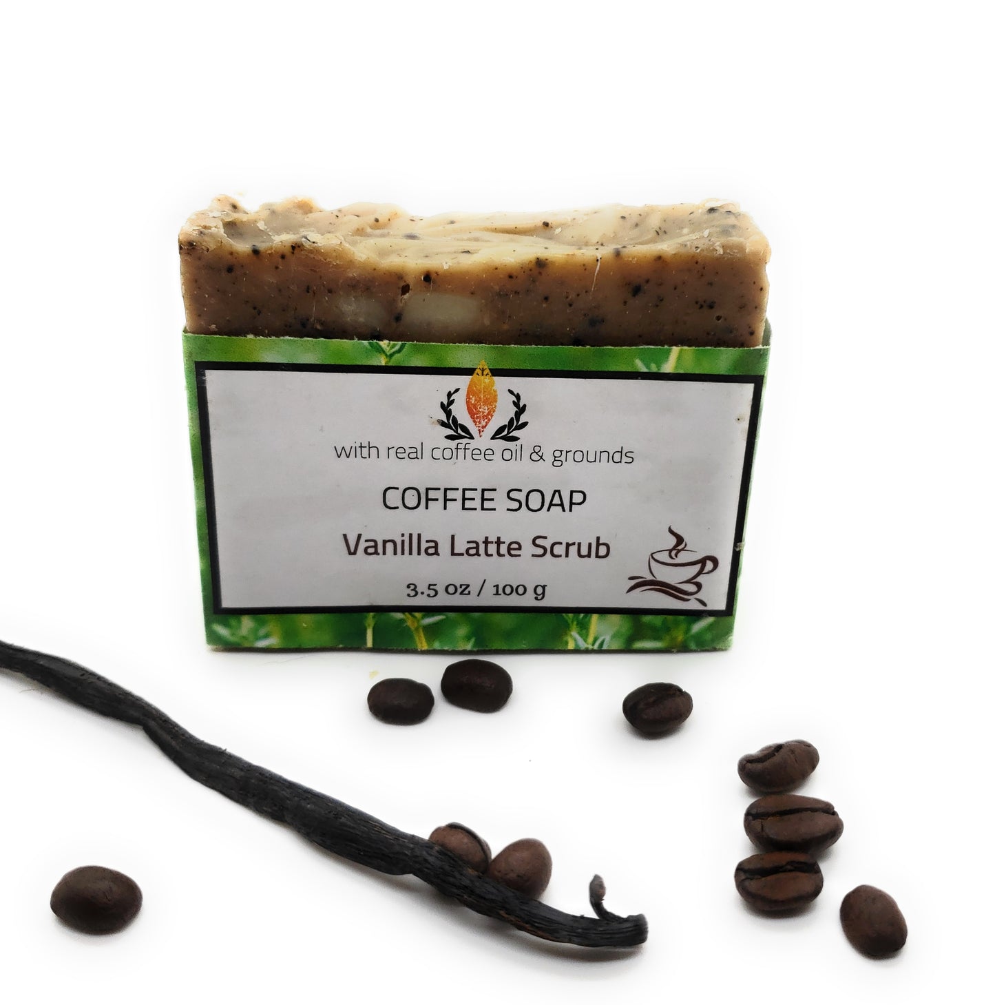 Coffee scrub natural soap