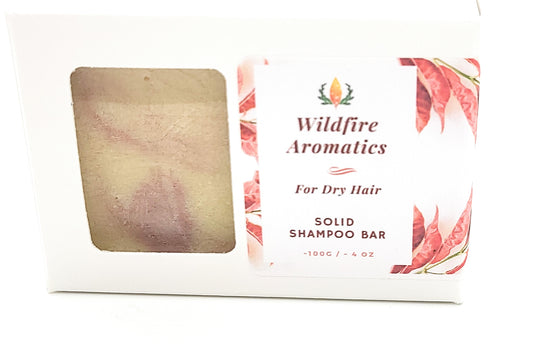 Natural conditioning shampoo soap bar for dry hair