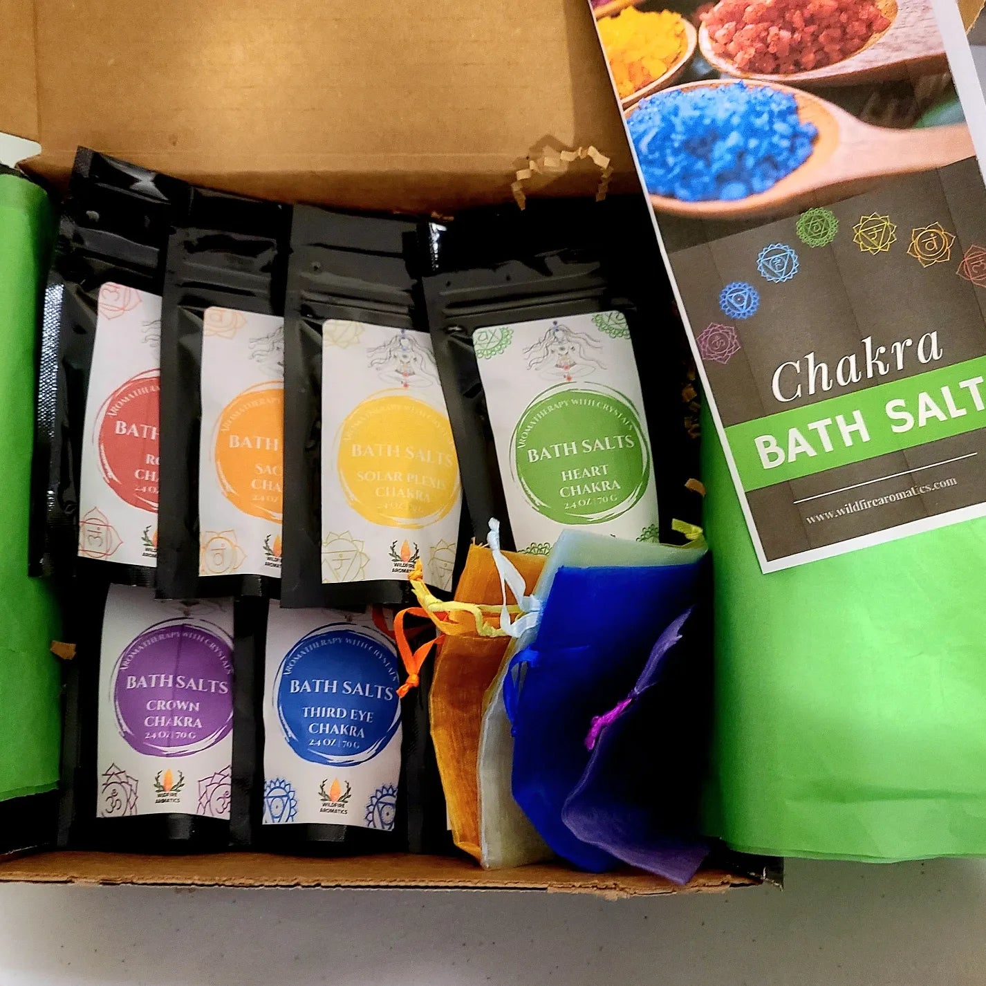 Chakra Balancing Bath Salt Gift Set